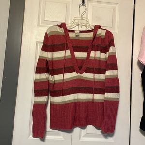 Maurices striped light weight sweater